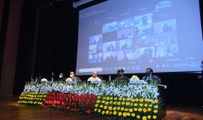 Shri Rajnath Singh, Hon'ble Defence Minister inaugurating the Webinar on e-Cantonment;?>