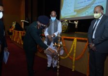 Lt Gen Manoj Pandey, Assistant Chief of the Army Staff (PVSM, AVSM, VSM) lightening the lamp;?>