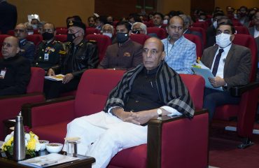 रक्षा संपदा दिवस समारोह 2021 के दौरान माननीय रक्षा मंत्री श्री राजनाथ सिंह