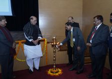 Shri Ajay Kumar Sharma, the then Director General Defence Estates lightning the lamp;?>