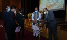 Dr Ajay Kumar, the then Defence Secretary lightning the lamp;?>