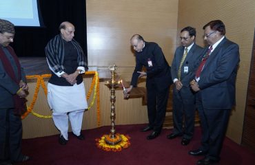 Dr Ajay Kumar, Defence Secretary lightning the lamp