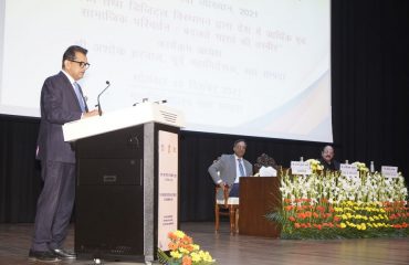 Chief Guest Shri Amitabh Kant, CEO, NITI Aayog during the 6th Defence Estates Day Lecture