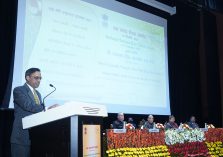 Shri Ajay Kumar Sharma, then Director General Defence Estates, addressing on the occasion of Defence Estates Day 2021 celebrations;?>