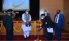 Shri Ajay Kumar Sharma, the then Director General Defence Estates lightning the lamp;?>