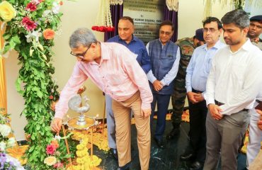 Shri Sanjeev Kumar, Director, PDDE SC lightening the lamp