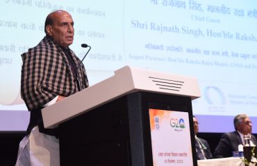 Address by Hon'ble Raksha Mantri Shri Rajnath Singh to the audience on the occasion of Defence Estate Day Celebrations 2022 on 16-12-2022