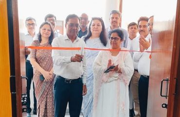 Shri Ajay Kumar Sharma, then Director General, Raksha Sampada inaugurating Manan – Video Conferencing Studio