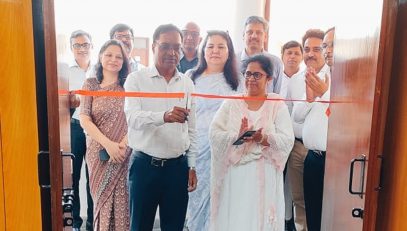 Shri Ajay Kumar Sharma, then Director General, Raksha Sampada inaugurating Manan – Video Conferencing Studio