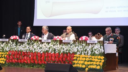 Dignitaries sharing the dais