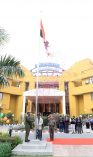 Flag hosting being done by Shri Ajay Kumar Sharma, the then DGDE on 74th Republic Day;?>