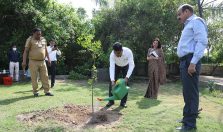 World Environment Day, 05 June, 2023 - Tree plantation being carried out by Shri GS Rajeswaran, the then DGDE;?>