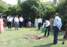 World Environment Day, 05 June, 2023 - Tree plantation being carried out by Shri GS Rajeswaran, DGDE;?>