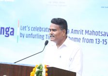 Shri G S Rajeswaran, DGDE addressing on the occasion of 77th Independence Day;?>