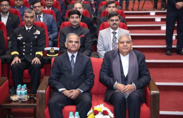 Hon'ble Vice-president Shri Jagdeep Dhankar with Dignitaries