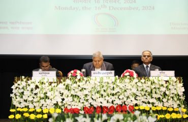 Dignitaries sharing the dais