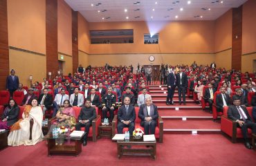 Hon'ble Vice-president Shri Jagdeep Dhankar with Dignitaries