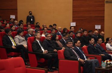 View of Chanakya Auditorium, during the 7th Defence Estates Day Lecture, 2024