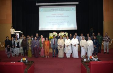 Shri G S Rajeswaran, the then DGDE with Officers and Representatives of Brahma Kumaris after Talk by Brahma Kumaris