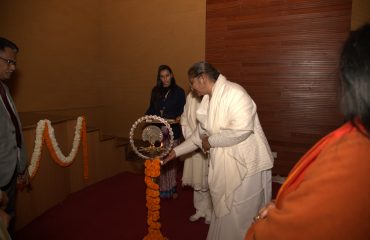 Lightning of the lamp ceremony