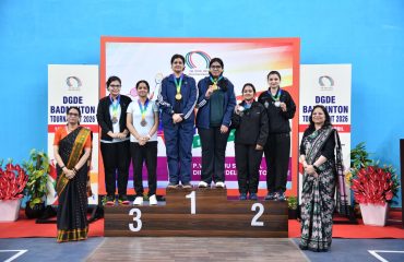 Glimpses of Prize Distribution Ceremony of DGDE Badminton Tournament 2026
