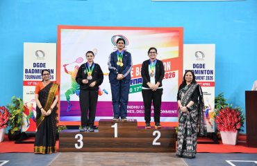 Glimpses of Prize Distribution Ceremony of DGDE Badminton Tournament 2026