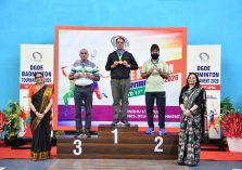 Glimpses of Prize Distribution Ceremony of DGDE Badminton Tournament 2026
