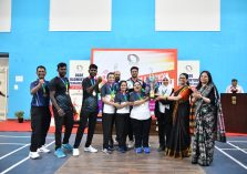 Glimpses of Prize Distribution Ceremony of DGDE Badminton Tournament 2026