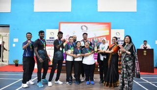 Glimpses of Prize Distribution Ceremony of DGDE Badminton Tournament 2026