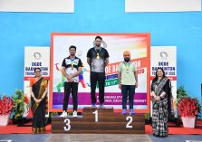 Glimpses of Prize Distribution Ceremony of DGDE Badminton Tournament 2026