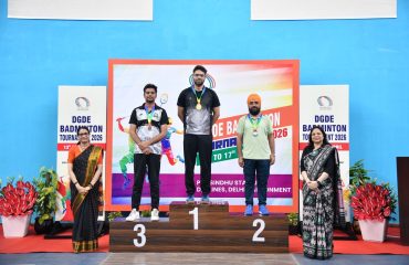 Glimpses of Prize Distribution Ceremony of DGDE Badminton Tournament 2026