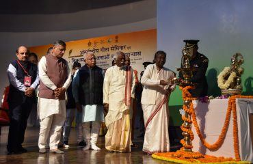 Gita Mahotsav Diya Lighting