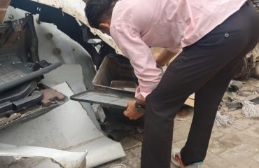 Jind_Inspection of mosquito breeding sites at scrap Shops