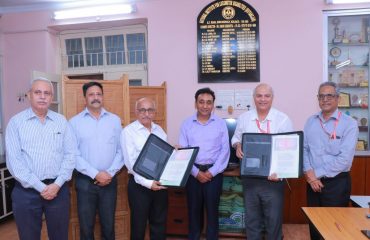 MOU signing between NILD and AIIMS, Kalyani in the chairmanship of Sri Rajesh Aggarwal, IAS, Secretary, Department of Empowerment of Persons with Disabilities (Divyangjan), Ministry of Social Justice and Empowerment, Govt. of India.