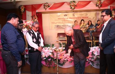 Dr. Lalit Narayan, Director, NILD Inauguration the Cultural program