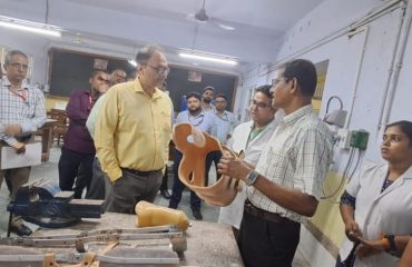 Sri. Rajeev Sharma (IFoS), Joint Secretary, DEPWD, MOSJE, GOI intracting with P&O professionals during the department visit