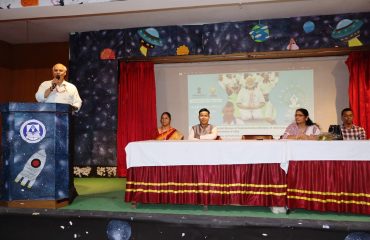 Dr. Lalit Narayan , Director, NILD addressing to participants of Seminar on benefits of Yoga and Meditation on 20th June, 2025