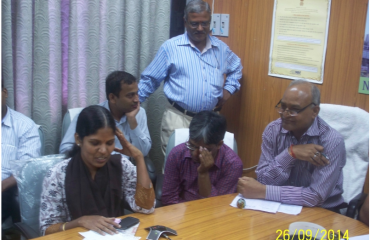 Organization of Hindi Pakhawada at NIC, Maharashtra State, Centre Mumbai - 2014