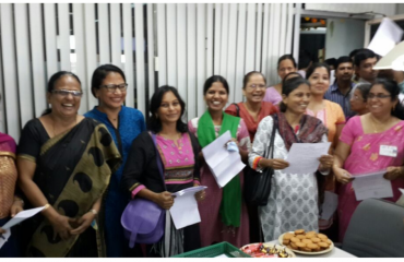 Swacchata Abhiyan pledge administration by S.I.O., Maharashtra to Officers and Staff of NIC Maharashtra