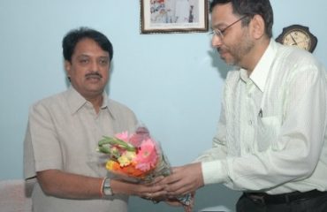 Hon. CM of Maharashtra, welcomed by SIO,NIC, Maharashtra