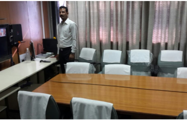 Swacchata Abhiyan pledge administration by S.I.O., Maharashtra to Officers and Staff of NIC Maharashtra