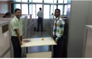 Swacchata Abhiyan pledge administration by S.I.O., Maharashtra to Officers and Staff of NIC Maharashtra
