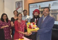 Welcome of Dr. Shubhag Chand, DDG NIC by ASIO, Maharashtra;?>