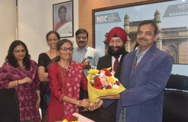 Welcome of Dr. Shubhag Chand, DDG NIC by ASIO, Maharashtra