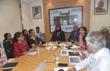 Meeting with NIC State Centre Officials