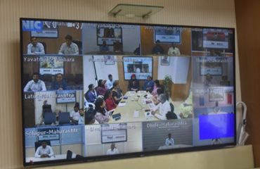 Meeting on Video Conference with NIC District Centre Officials