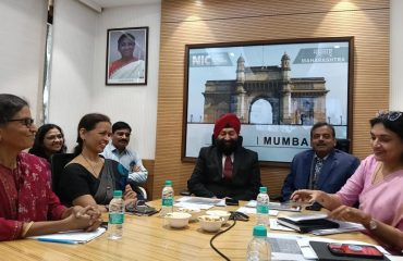 Director General, NIC visit to Maharashtra meeting