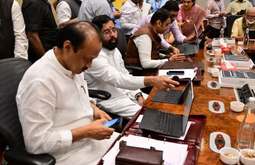 eCabinet Maharashtra-The launch was seamless as all the minister officials gone thourgh the awareness and exclusive training program conducted by National Informatics Centre Mumbai