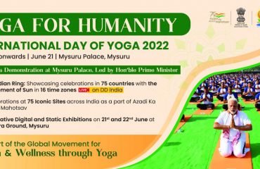 Yoga for humanity poster