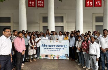 Special Cleanliness Drive on the Eve of Swachh Bharat Diwas (1 Oct 2025, New Delhi)